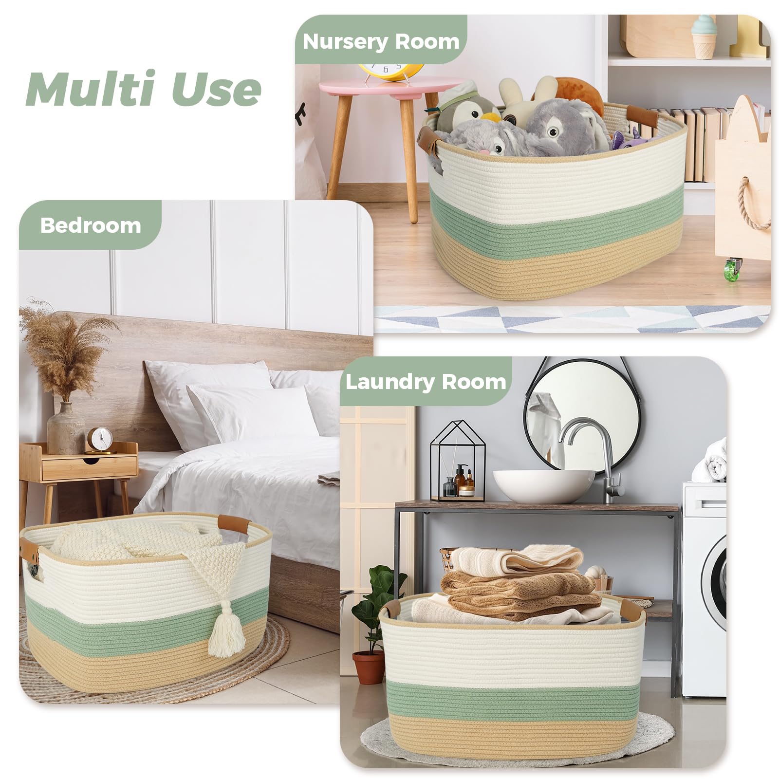 danpinera empty storage basket ready to organize any room