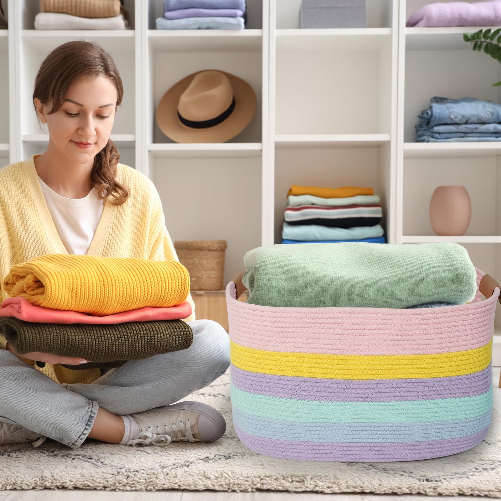 Danpinera nursery use stores toys and pillows neatly.