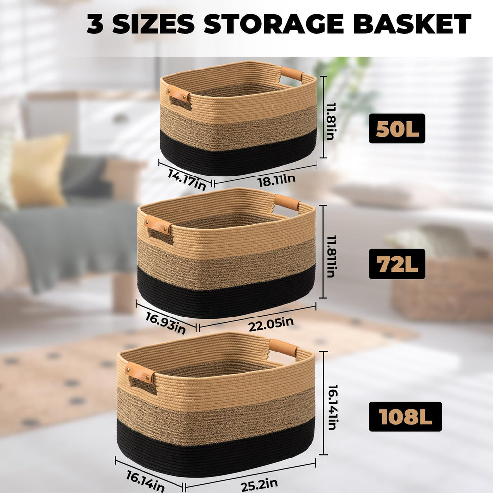 Danpinera rectangle nursery toy storage basket keeps play areas tidy.