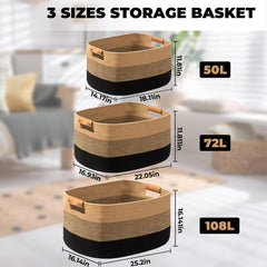 Danpinera rectangle nursery toy storage basket keeps play areas tidy.