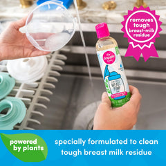 Dapple Breast Pump Soap hypoallergenic label demonstrates safe ingredients and gentle care.