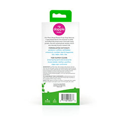 Dapple Breast Pump Soap bottle highlighted as plant-powered cleaning solution for baby items.