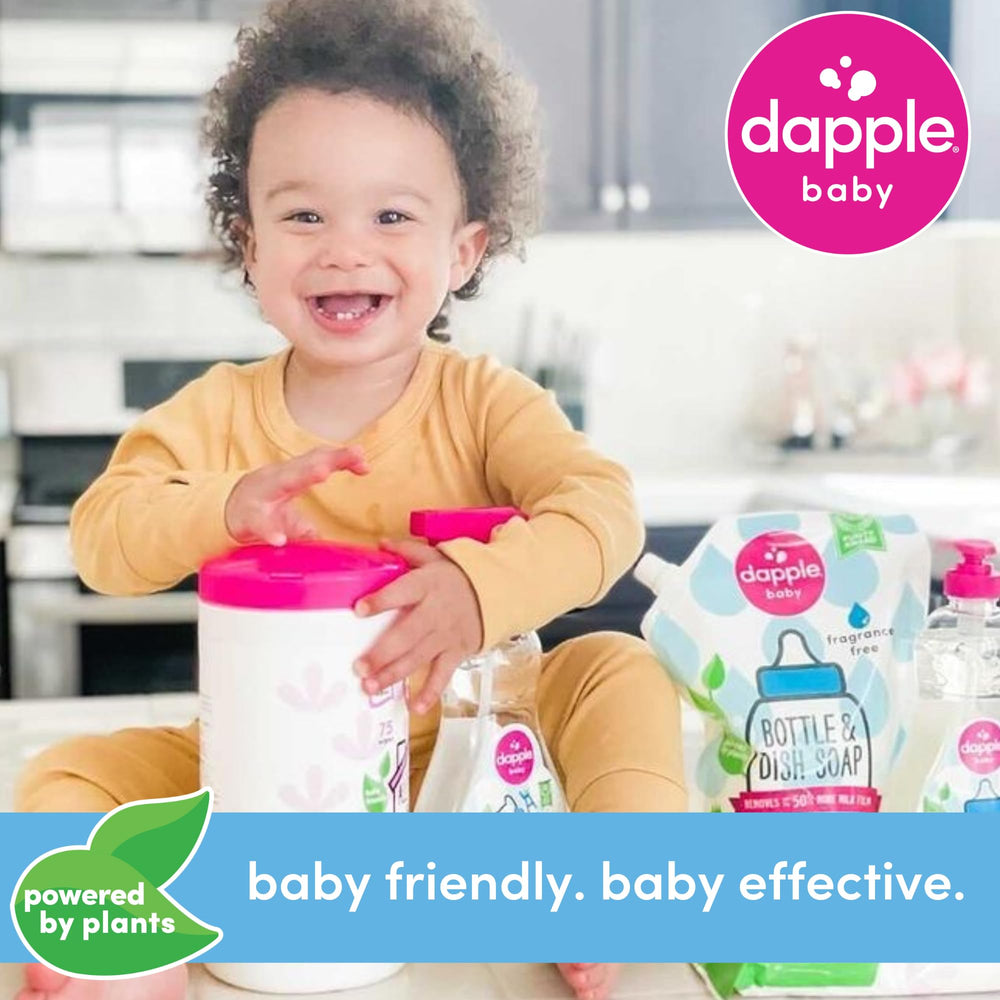 Dapple kit items neatly fit into travel bag for easy portability.