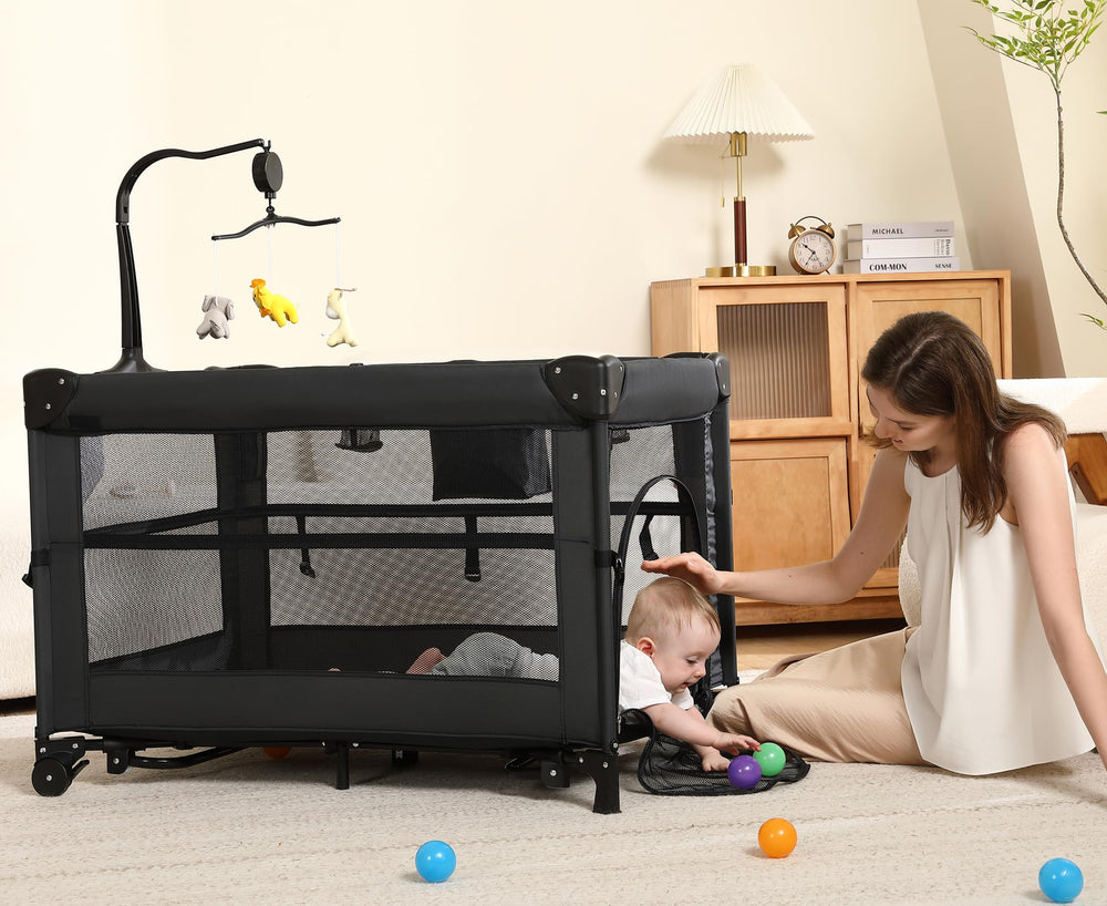 Dapue storage tray and music box mounted on armrest for quick access
