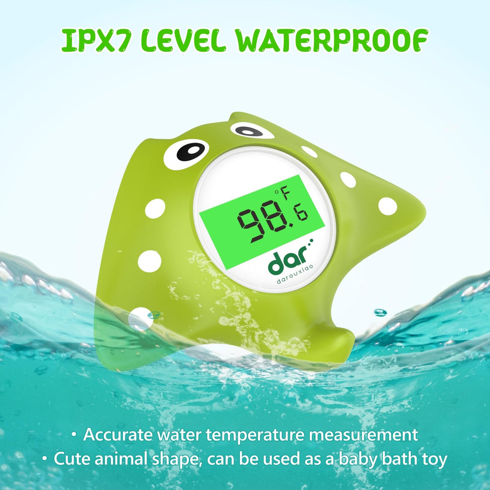 dar darouxiao bath thermometer with 3-color backlit helps quick temp checks.