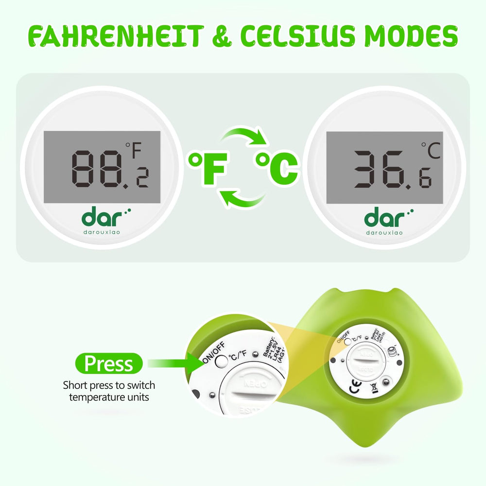 dar darouxiao BPA-free material ensures gentle contact with bath water.