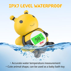 dar darouxiao bath thermometer 3-color backlit display indicates temperature at a glance