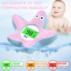 Dardarouxiao floating bath thermometer doubles as a playful bath toy.