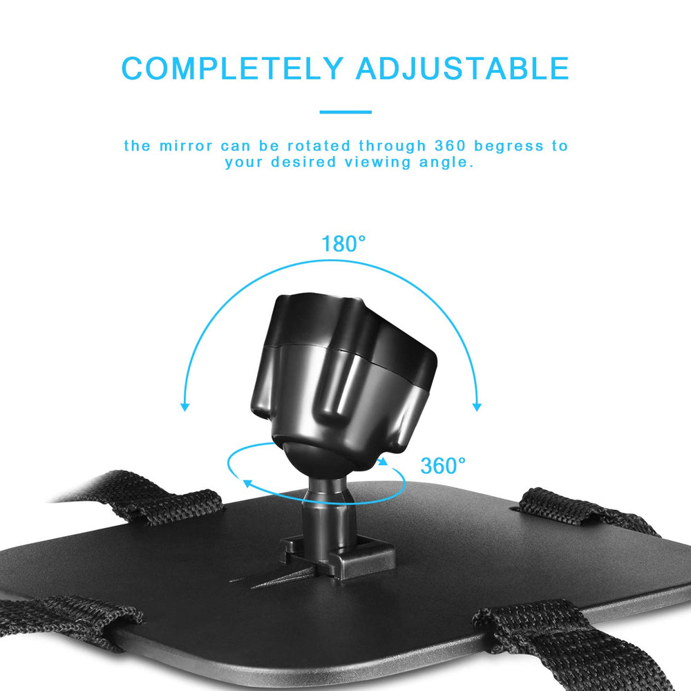 DARVIQS mirror offers universal fit for most vehicles with no tools needed.