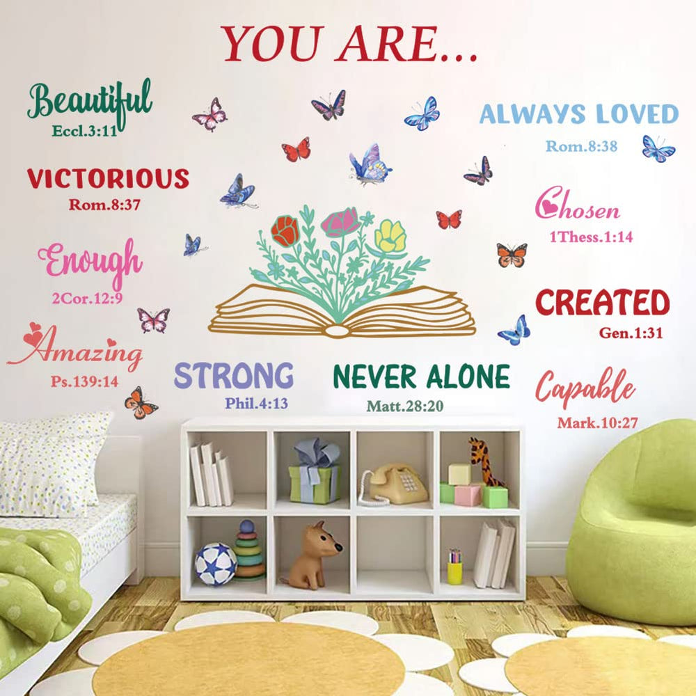 Datesno durable PVC wall decals provide long-lasting room decor without damage.