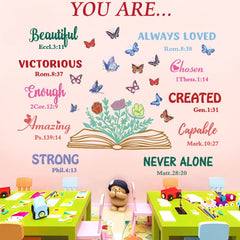 Datesno inspirational quote decor with colorful patterns to personalize spaces.