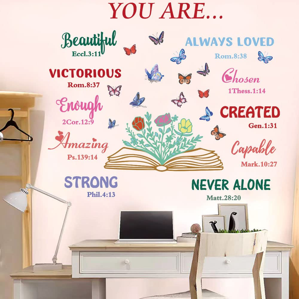 Datesno removable wall sticker set safe vinyl for easy redecoration.