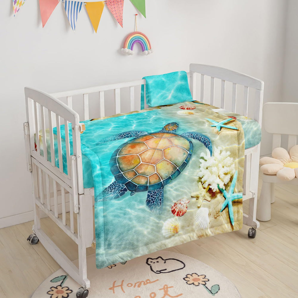 Datura Home crib-sheet-28x52 shows breathable microfiber for easy nightly changes.