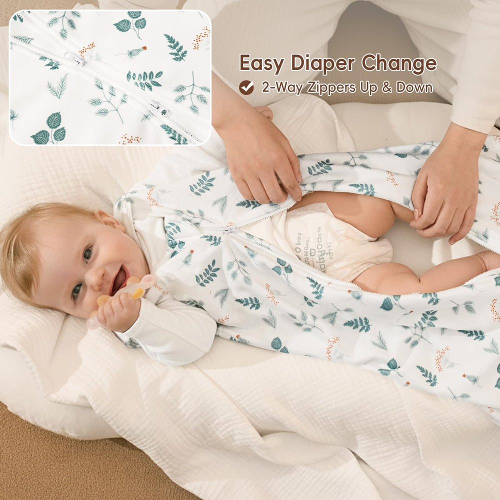 David's Kids woodland animal pattern sleep sack on display