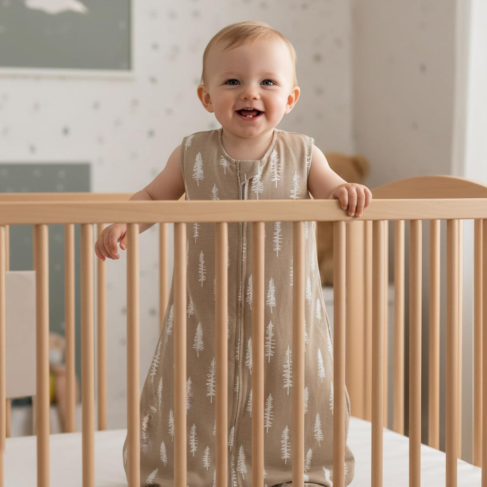 two-pack packaging shows value and ready-to-use sleeping sacks for growing babies