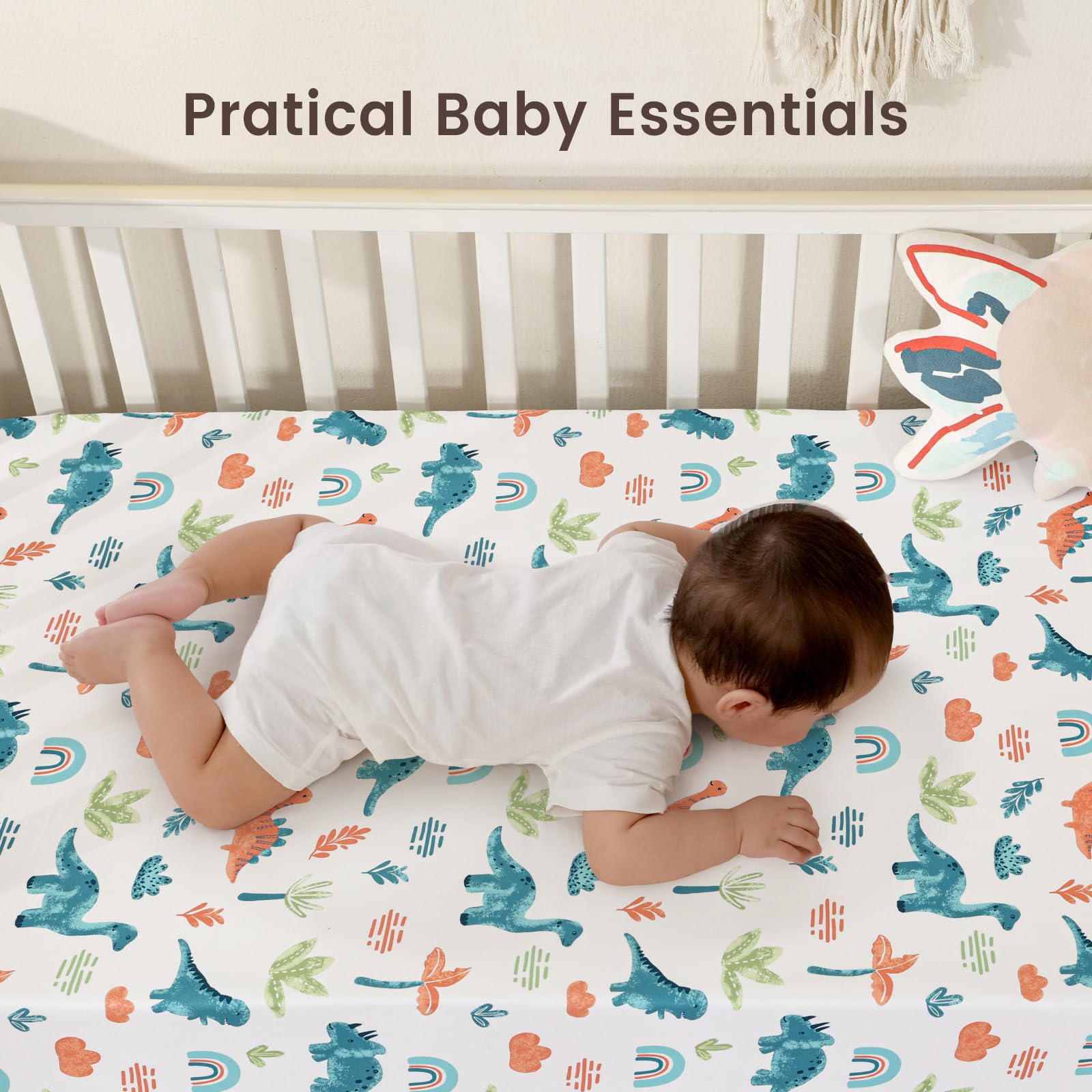 david's kids three-pack bassinet sheets displayed for gifting