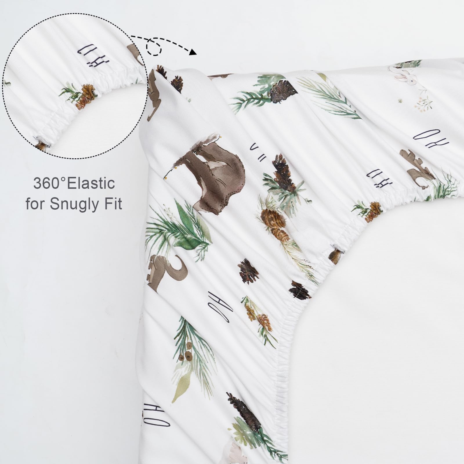 David's Kids 360-degree elastic crib sheet stays snug on mattresses