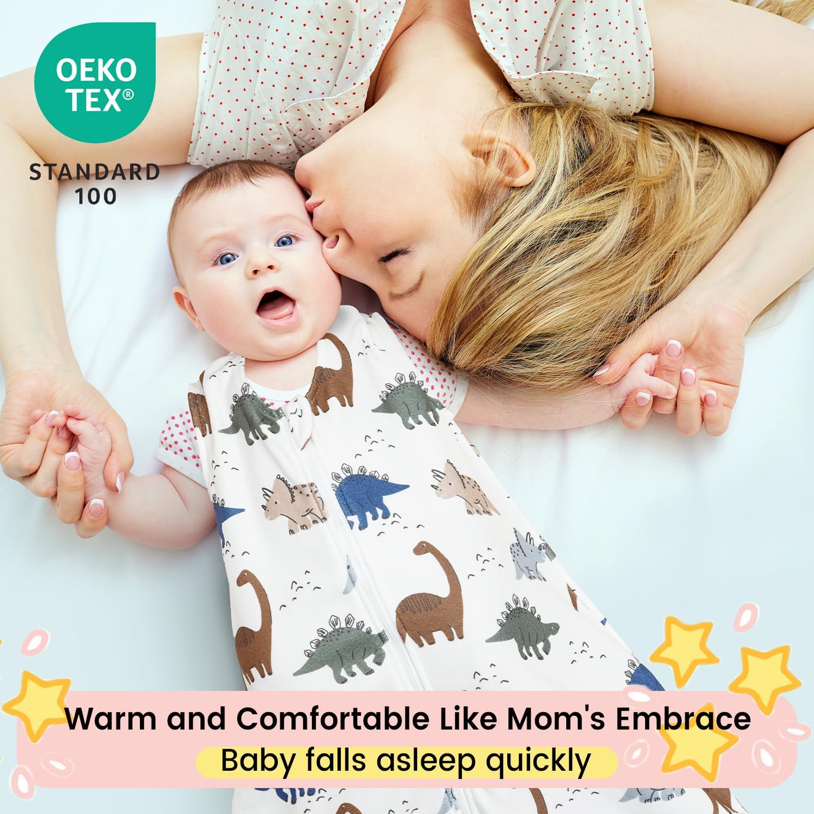 David's Kids X-large 18-24m sleep sack fits growing toddlers for longer use.