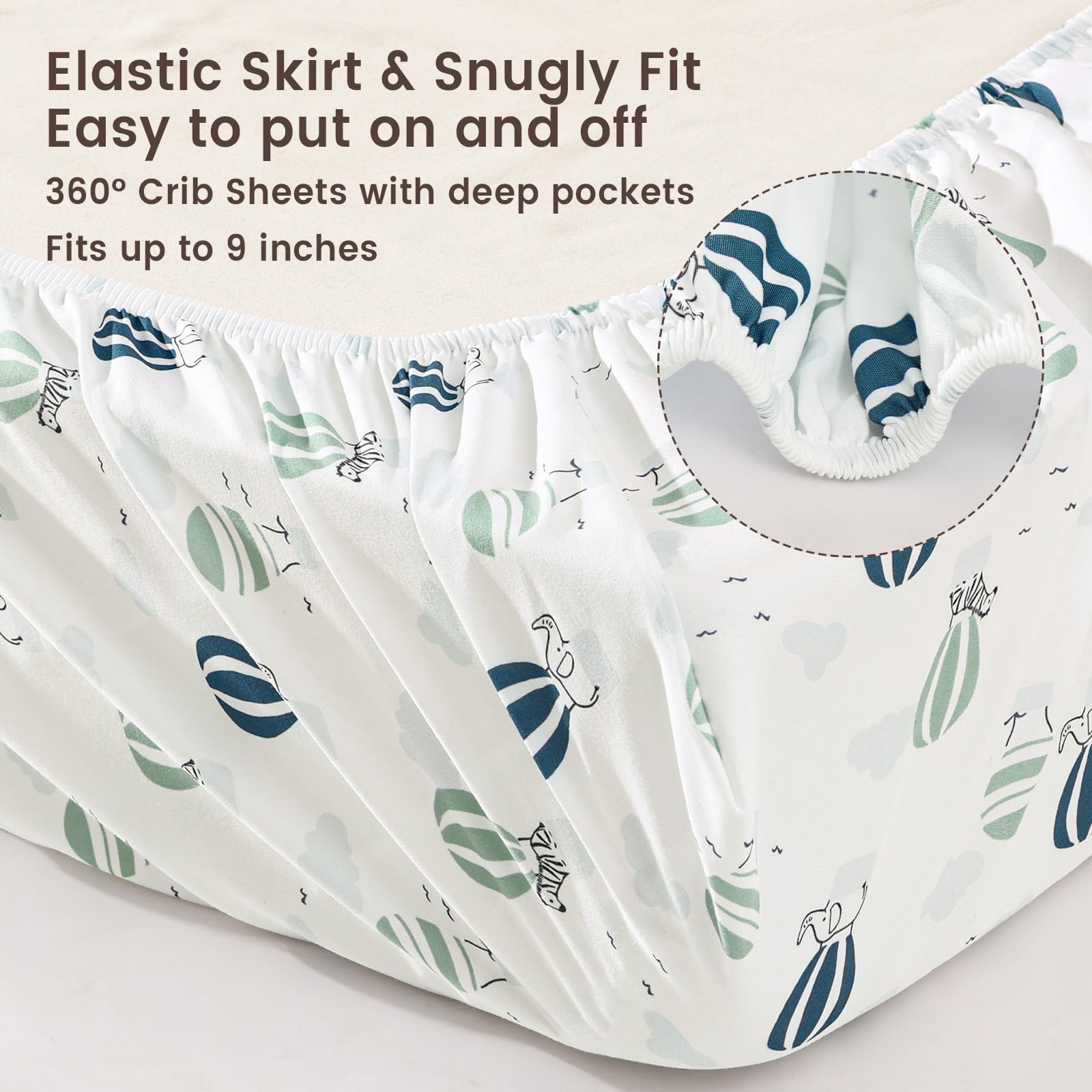 David's Kids space-pattern sheets inspire wonder while resting.