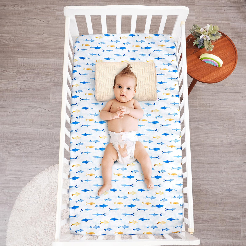David's Kids breathable crib sheets emphasize cool, comfortable nights for babies.