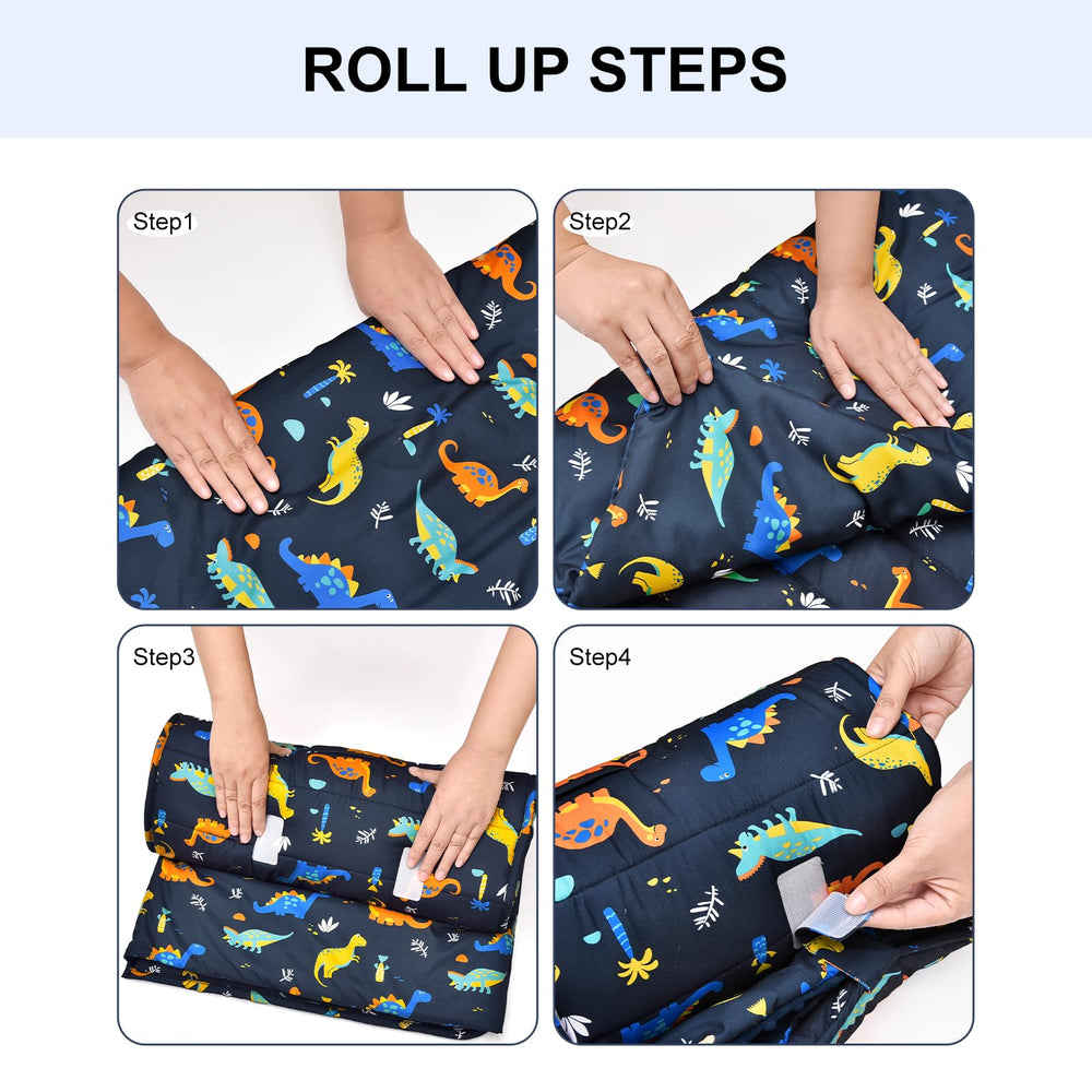 David's Kids dinosaur pattern nap mat ideal for preschoolers
