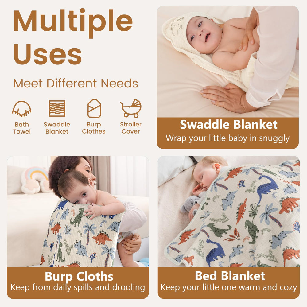 David's Kids 32x32 size provides generous coverage suitable from newborn to toddler.