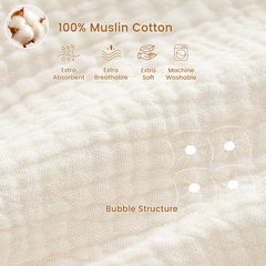 David's Kids hooded towel wrapped baby demonstrates warmth and full-body coverage after bath.