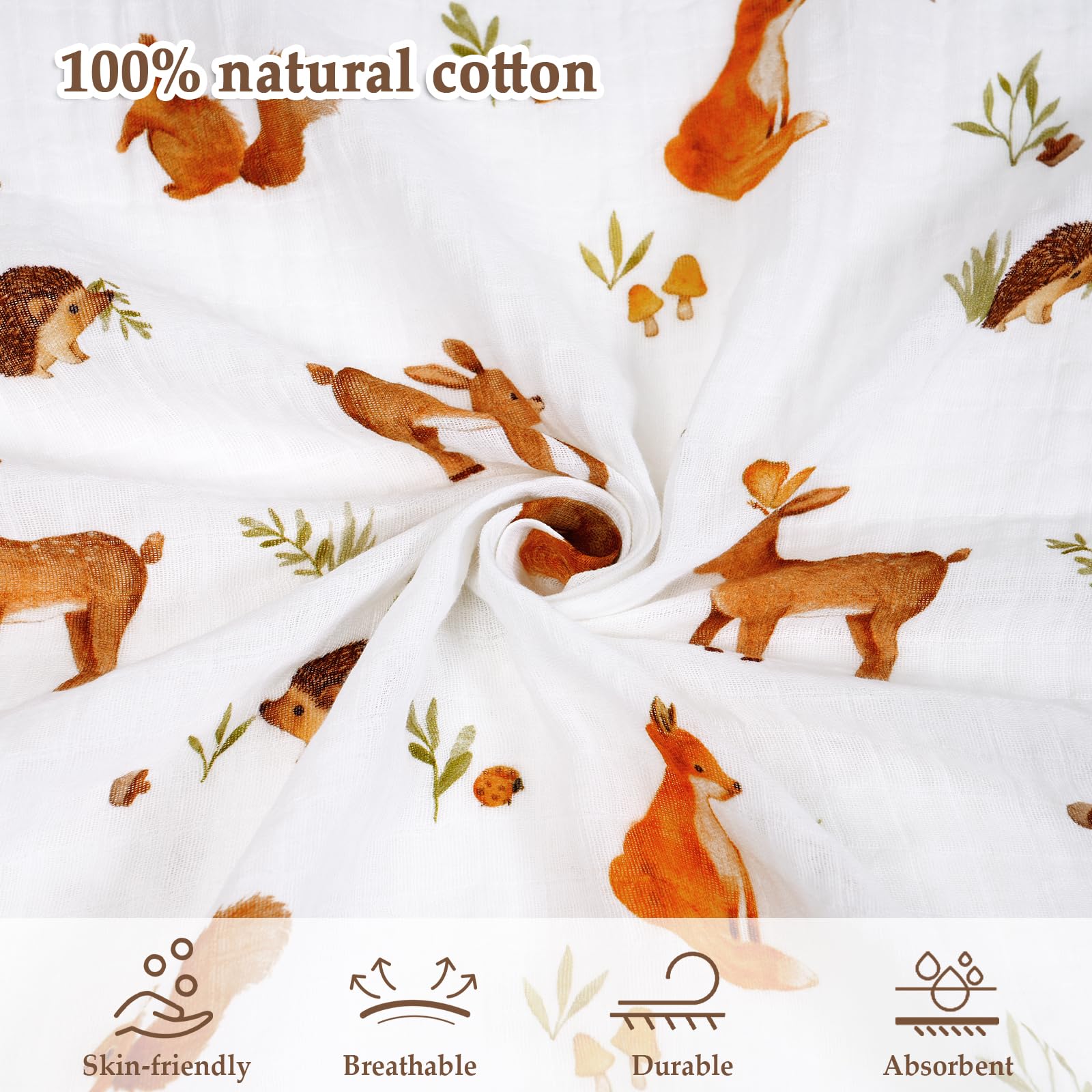 David's Kids four-pack swaddle blankets offer versatile setups for busy families.