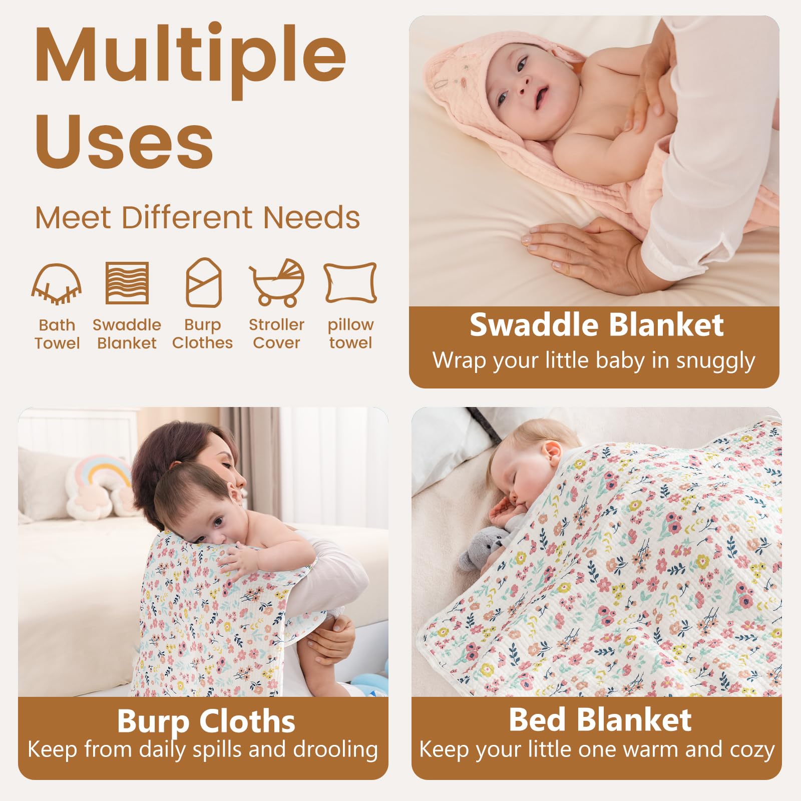 David's Kids hooded towel versatile as blanket or wrap after bath.
