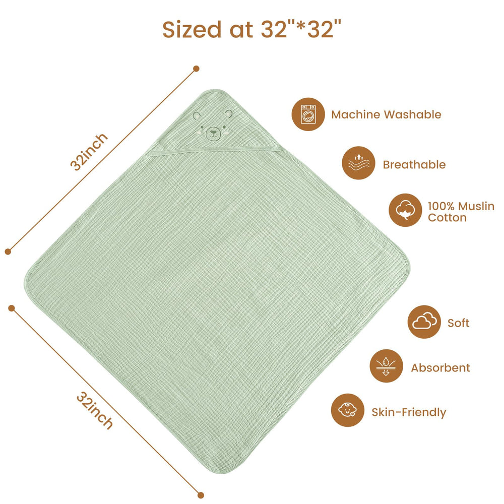 David's Kids hooded towel gift-ready packaging makes a thoughtful baby shower present.