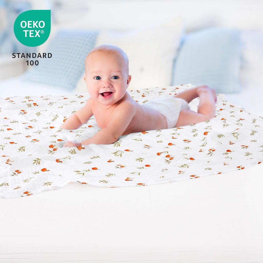 David's Kids large 47x47 swaddle blanket ready for generous coverage.
