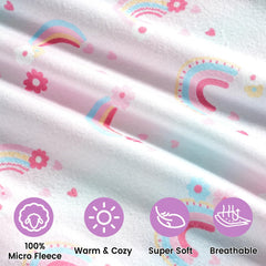 David's Kids micro fleece fabric closeup highlights plush softness.