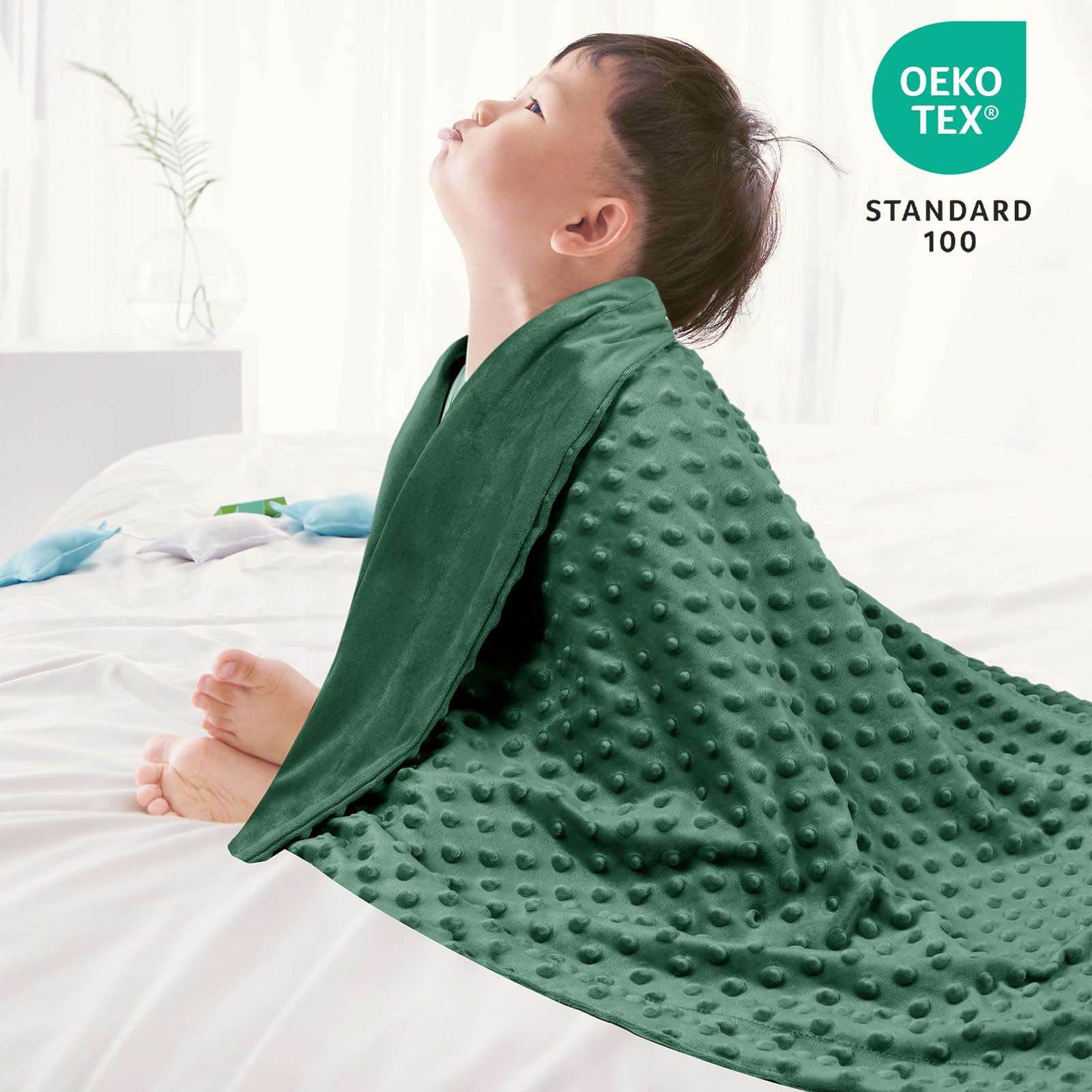 David's Kids blanket back smooth fleece for versatile all-season lounging