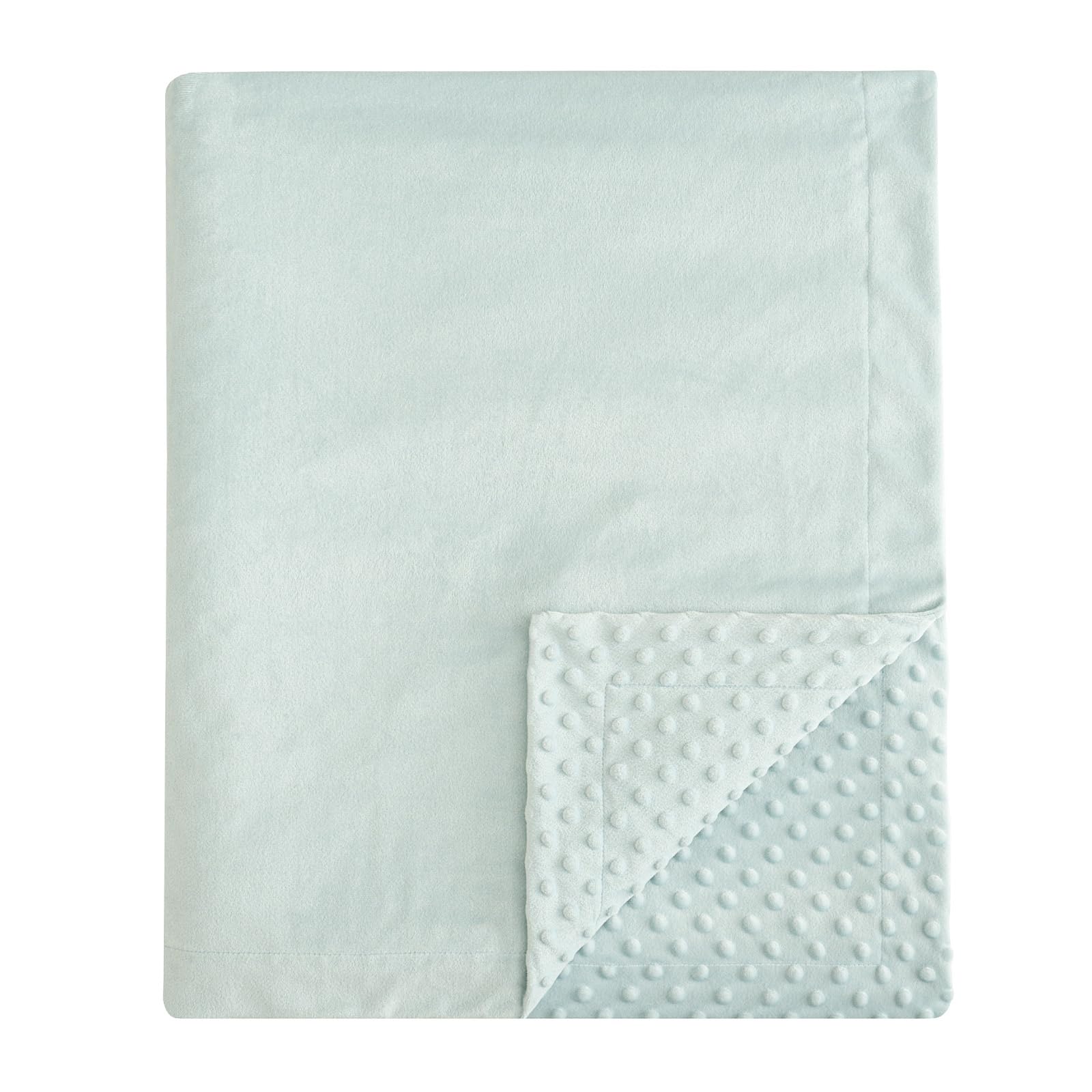 David's Kids Micro Fleece Minky Blanket double-layer softness for cozy naps.