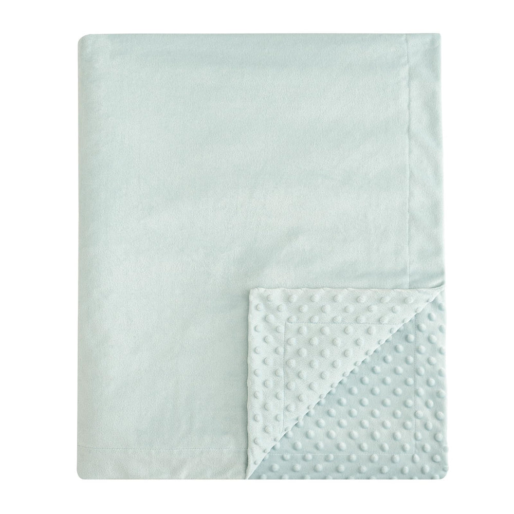 David's Kids Micro Fleece Minky Blanket double-layer softness for cozy naps.