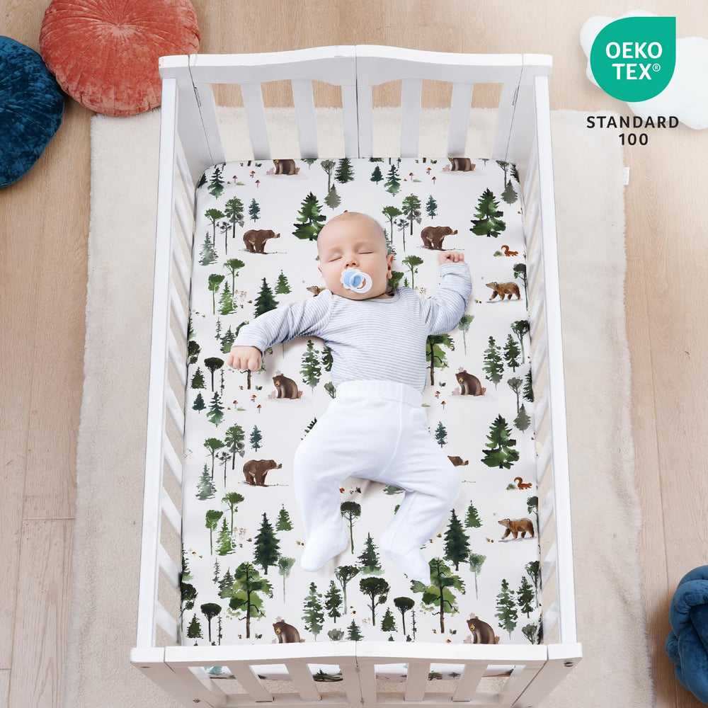 david's kids mini crib sheets breathable microfiber weave promotes airy naps