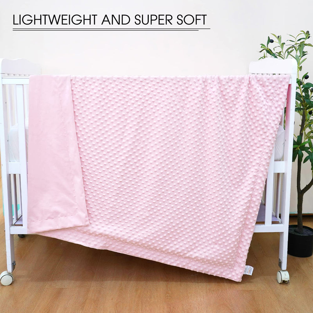 David's Kids Minky blanket 40x50 inches ideal for crib storage and versatile use