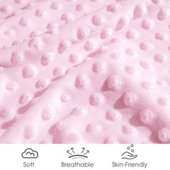 David's Kids Minky blanket in pink complements nurseries and gifting occasions