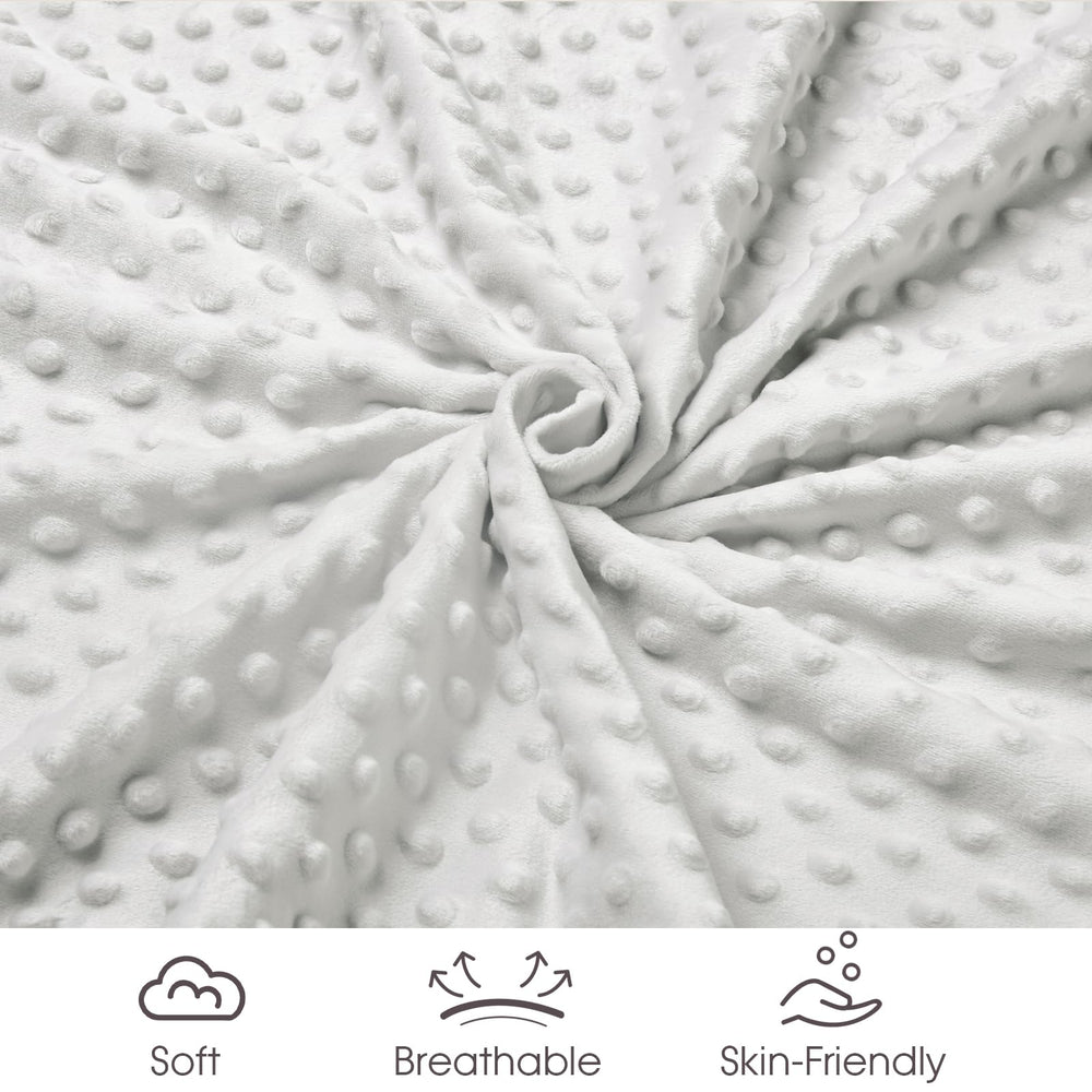 David's Kids Minky Blanket 40x50 size is great for cribs and strollers.
