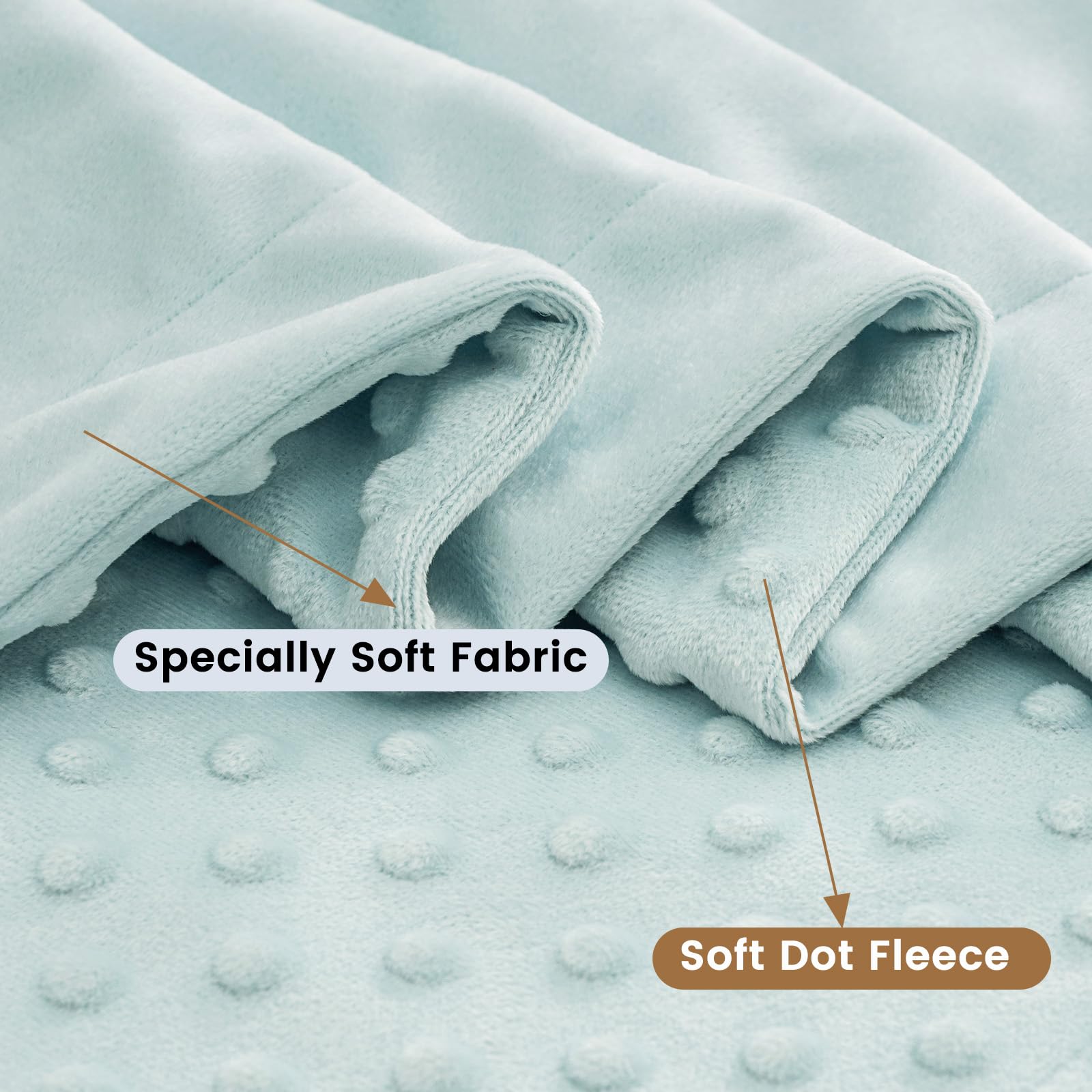 David's Kids Minky Blanket soft back side offers breathable warmth for all seasons.