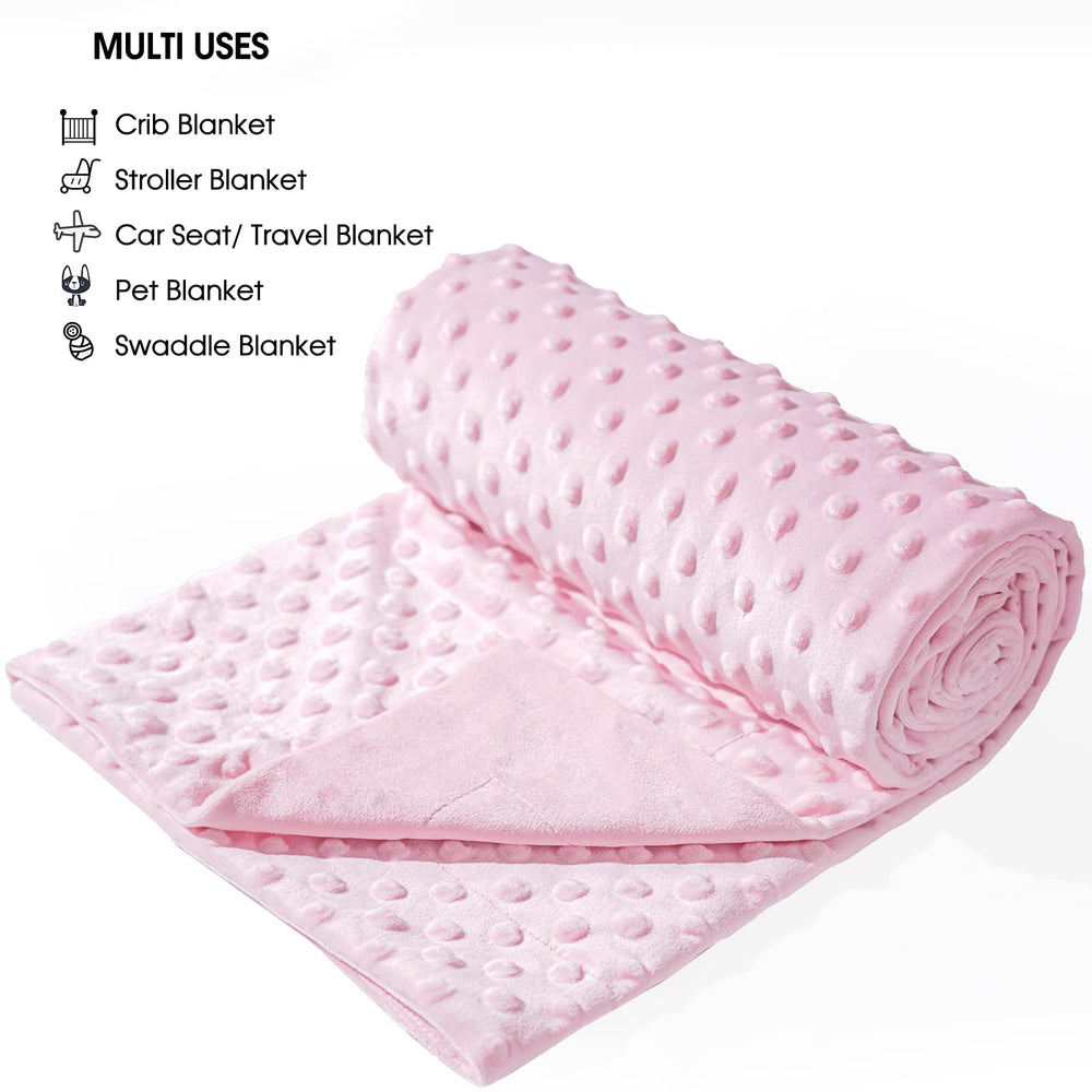 David's Kids Minky blanket stroller cover keeps baby comfortable on the go