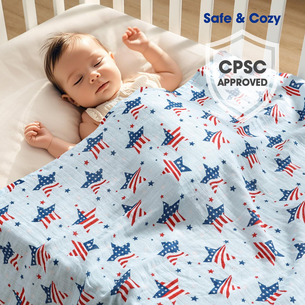 David's Kids muslin blanket used as nursing cover for discreet feeding moments.