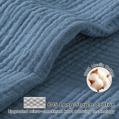 David's Kids muslin blanket as nursing cover, offering light privacy and breathability.