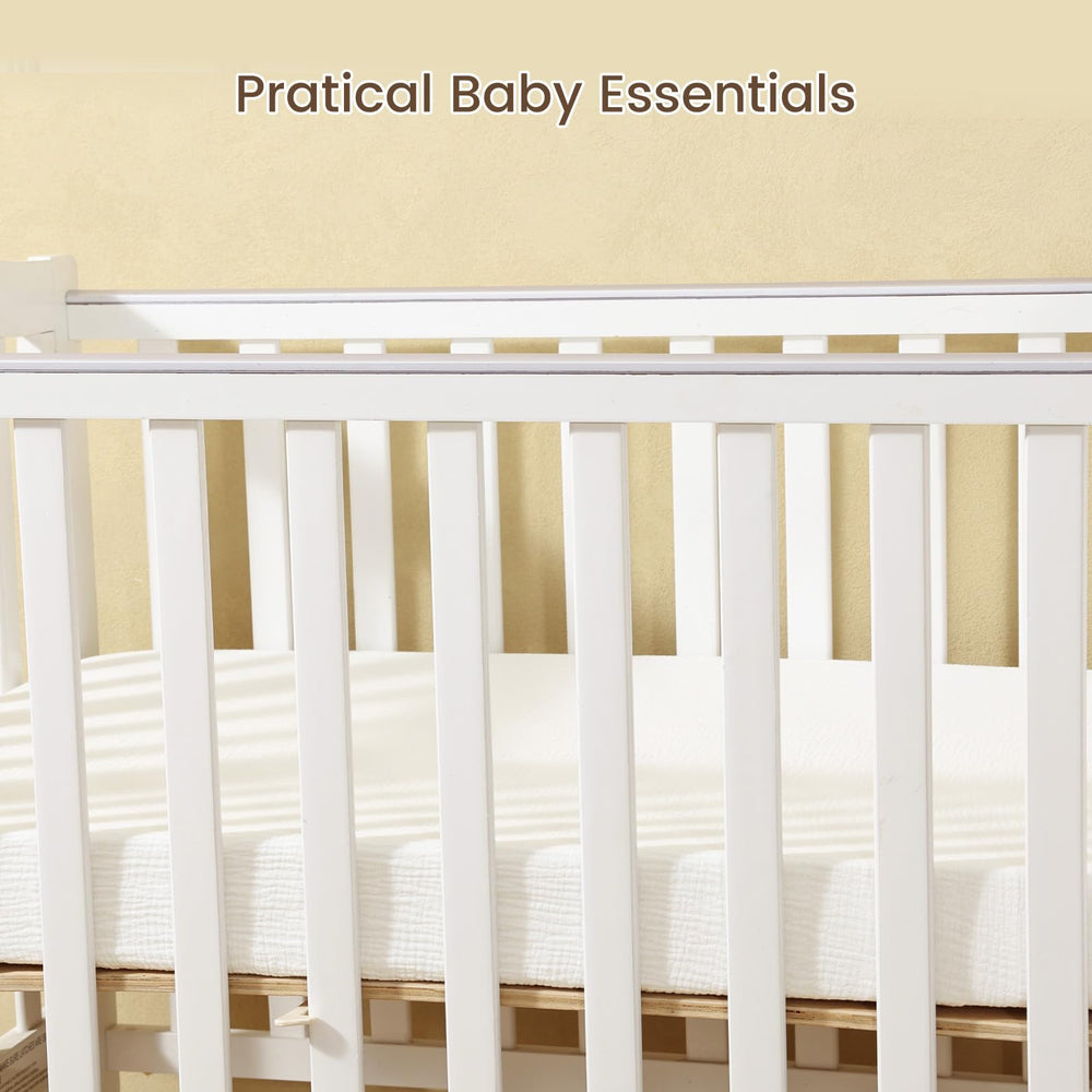 David's Kids muslin mini-crib sheets reinforced stitching for lasting durability