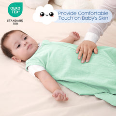 David's Kids sleep sack with 2-way zip eases diaper changes.