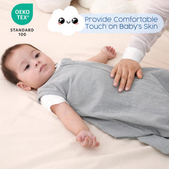 David's Kids sleep sack features bubble weave for soft feel and moisture absorption
