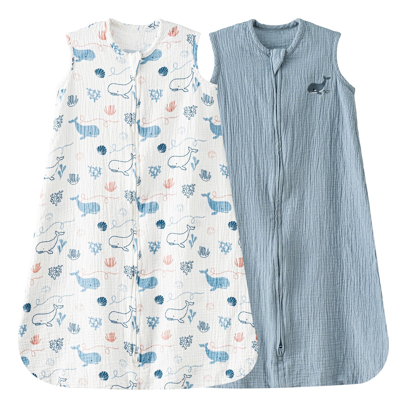 David's Kids sleep sack in soft fabric helps soothe sensitive skin.