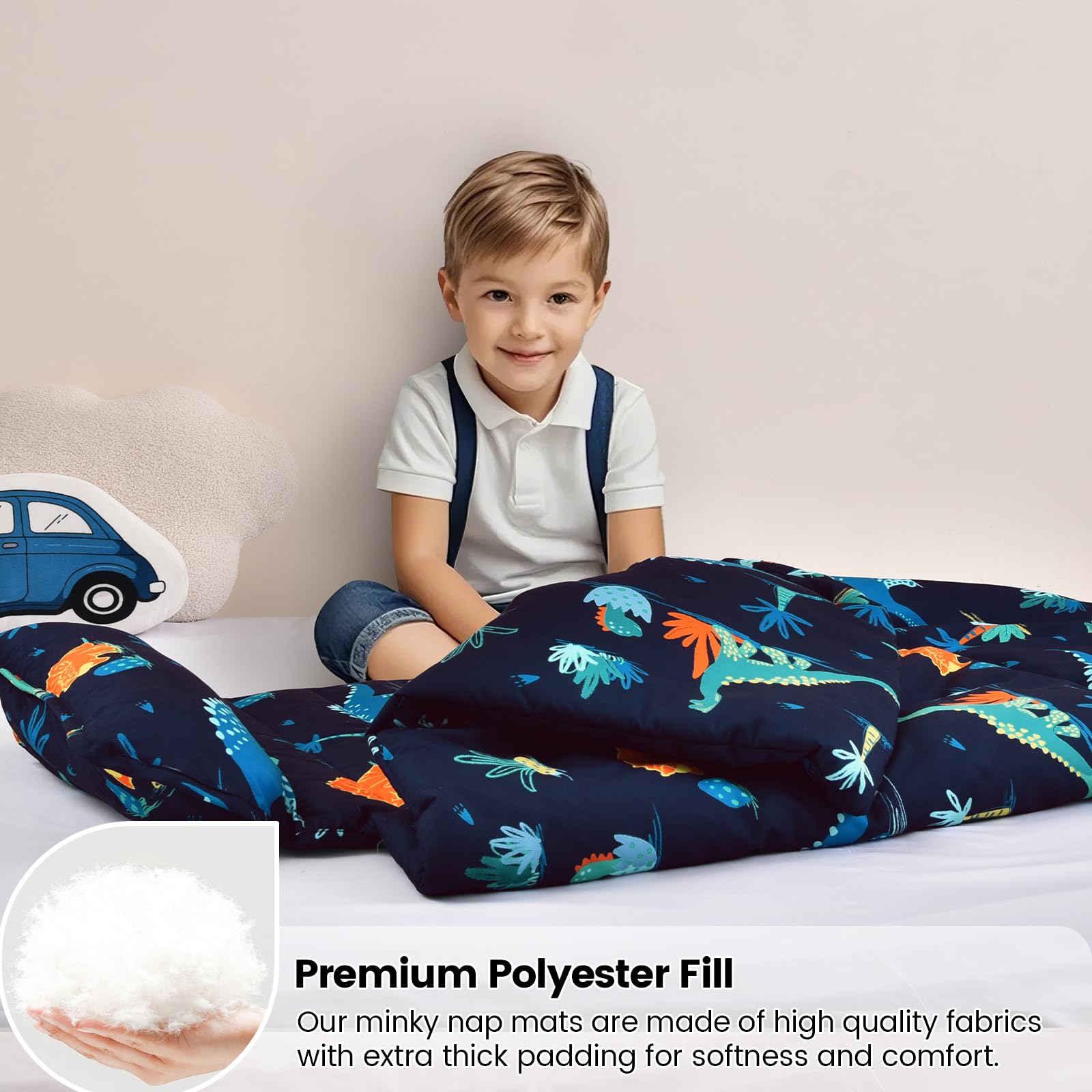 David's Kids nap mat care instructions guide for easy washing and durability.