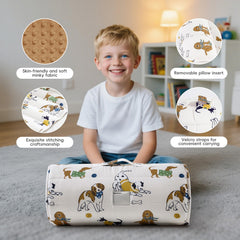 David's Kids nap mat carrying handle simplifies transport to daycare and preschool.