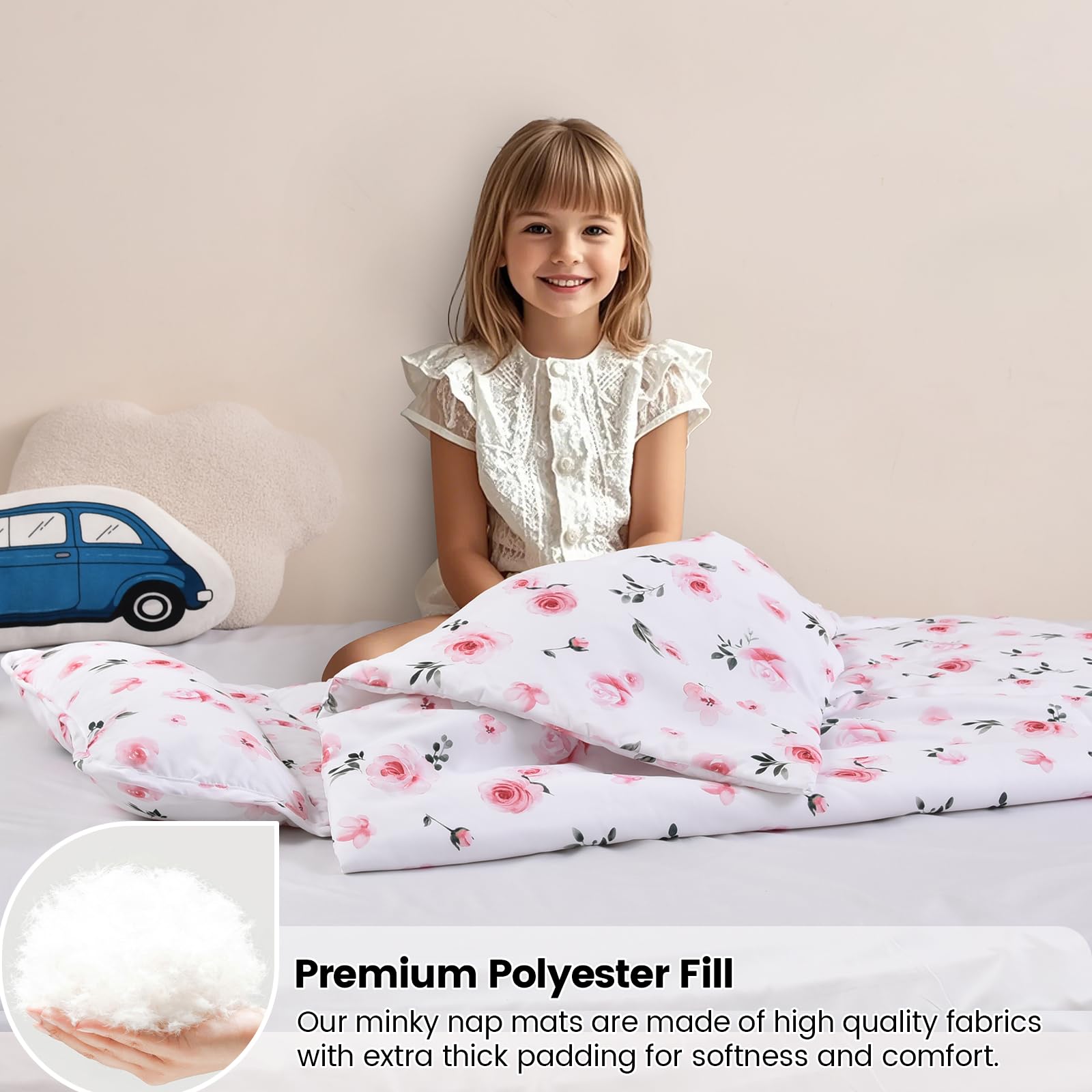 David's Kids nap mat machine washable for easy cleanup